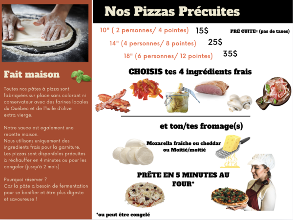 Nos pizzas précuites - Image 2