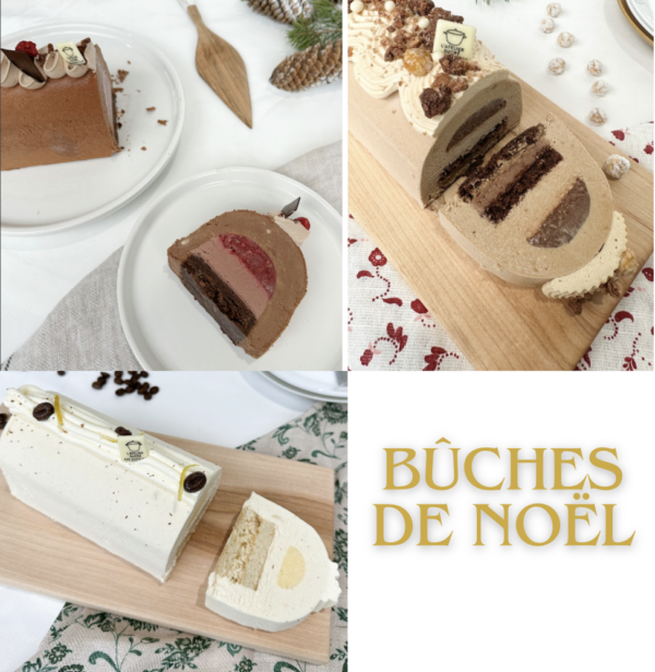 Bûches de Noël 6/8 personnes