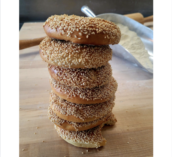 Bagel sésame au levain (Jeudi)